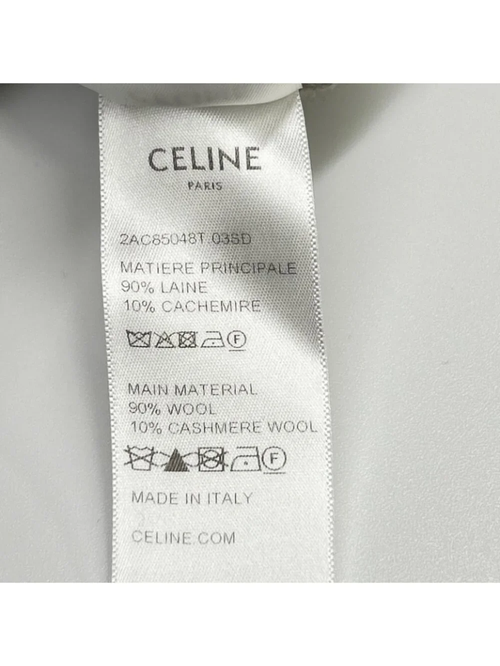 Celine Trio Cashmere Blend Wool Knit Sweater XL - Picture 4 of 8